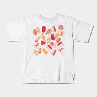 Ice cream and Popsicles Kids T-Shirt